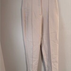Zara Light Beige Chino Pants - High Waisted Dress Pants
